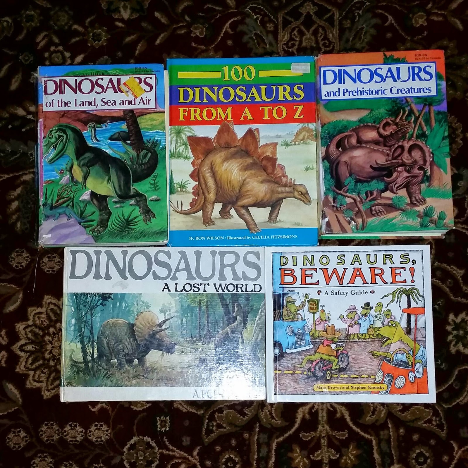 dinosaurs jumping over cactuses