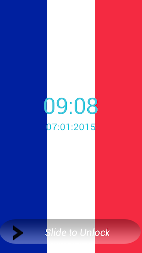 【免費工具App】France Flag Pin Lock Screen-APP點子