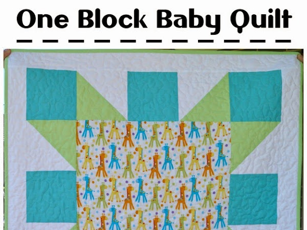 One Block Baby Quilt {Tutorial}