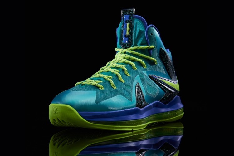 pink and turquoise lebrons