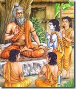 [Rama and brothers in Gurukula]