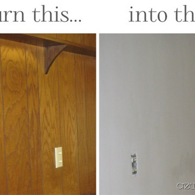 Create How To Make Old Paneling Look Like Drywall - How To Put Up Paneling Over Drywall