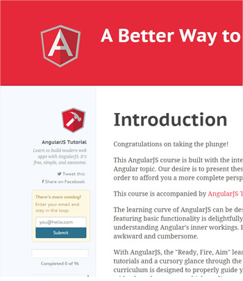 10 tutoriales para empezar a usar AngularJS