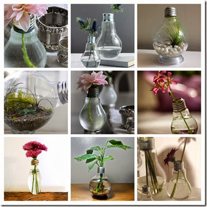 week 43 - light bulb vases