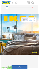 تطبيق إيكيا كاتالوج IKEA Catalog للأندرويد مزود بأزرار للمشاركة على السوشيال ميديا
