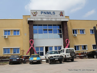 Le bâtiment abritant le siège du Programme National Multisectoriel de Lutte Contre le Sida ce 5/05/2011 à Kinshasa. Radio Okapi/ John Bompengo