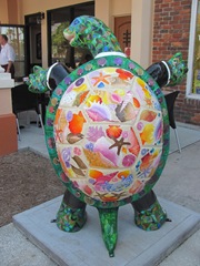 Florida Venice decorated tux turtle back with seashells2