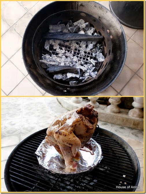 Guinness Beer Can Chicken on the WSM