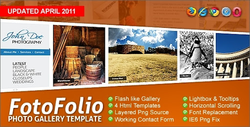 Fotofolio - Premium Photography Portfolio Template - ThemeForest Item for Sale