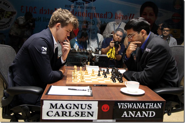 Game 5 - Carlsen vs Anand, FIDE World Chess Championship 2013