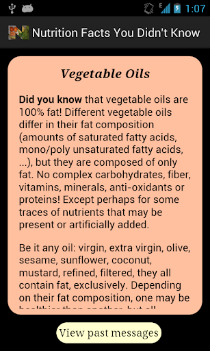 Nutrition Facts You Didnt Know