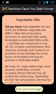 Nutrition Facts You Didnt Know Screenshots 1