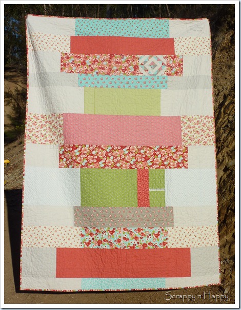 My finished quilt back