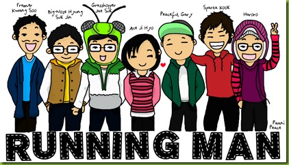 running man cartoon