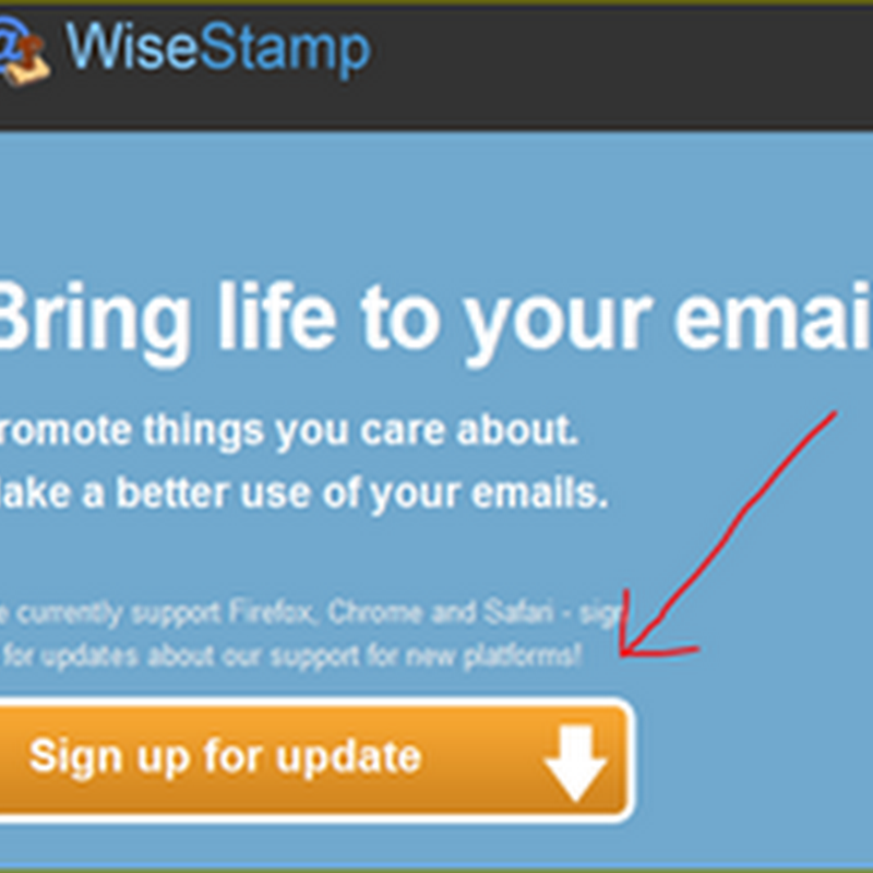 ลายเซ็นในอีเมล์บ่งบอกความเป็นตัวคุณ WiseStamp