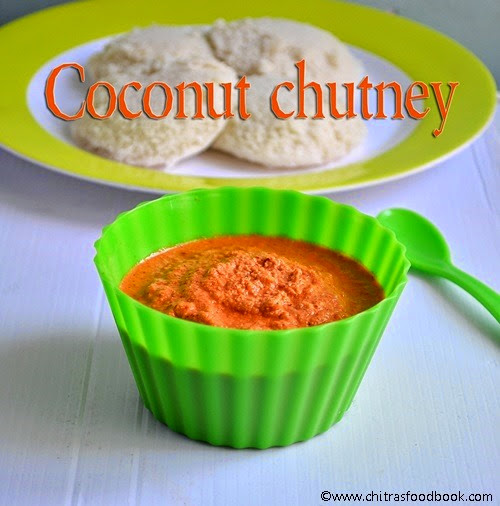 easy red coconut chutney