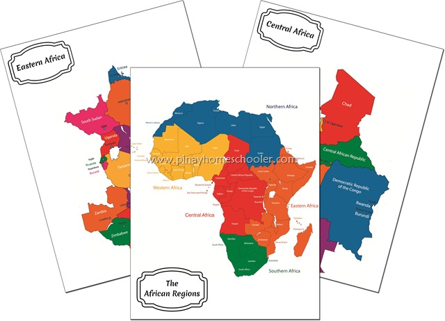 Africa Continent Maps