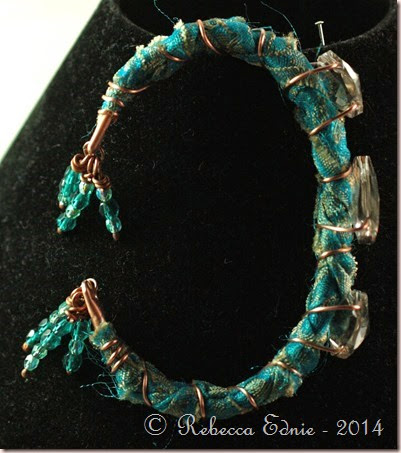 boho copper n crystal bracelet2