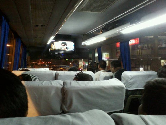 Riding the Farinas bus going to Ilocos Norte
