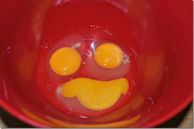 smiley eggs