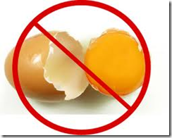 say no to eggs
