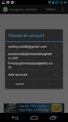 Hangouts isOnline