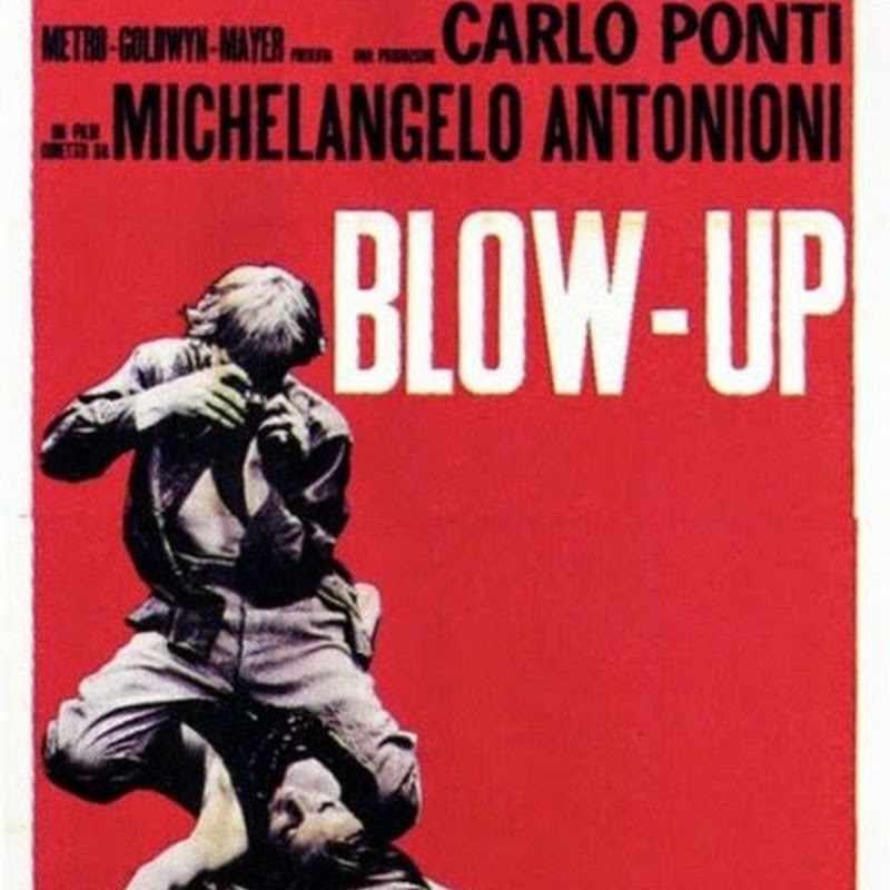 Blow-Up memorabile film di Michelangelo Antonioni, in cerca di una profondità metaforica e metafisica alla Borges.