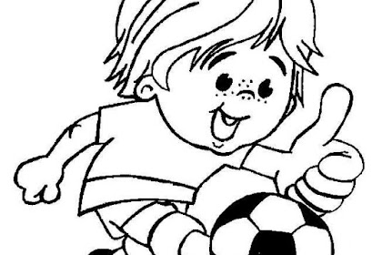 Colorear Dibujos De Futbol