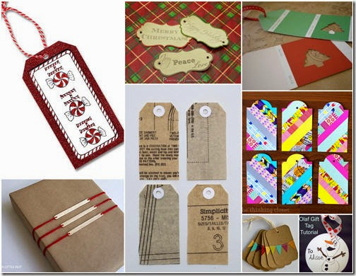 8 handmade gift tags