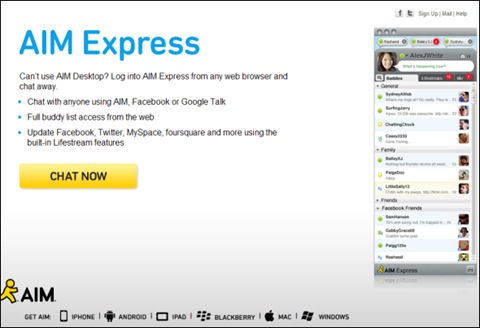 aim-express-home-page
