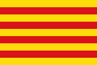 Flag of the autonomous community of Catalonia