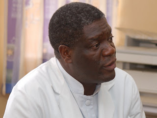 Dr Denis Mukwege, le fondateur de l'hôpital Panzi à Bukavu, qui se spécialise dans le traitement des femmes et des filles qui sont victimes de violences sexuelles.