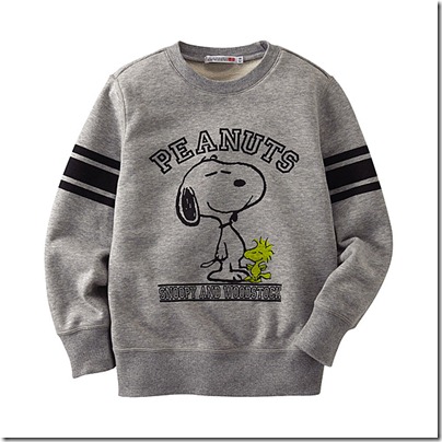 kids - Snoopy and woodstock - pullover - grey