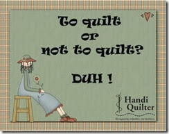 to quilt or not to quilt