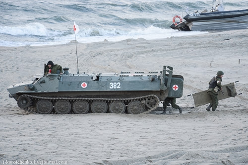 "Запад-2013": Высадка на побережье