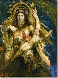 Zeus et Sémélé par Gustave Moreau