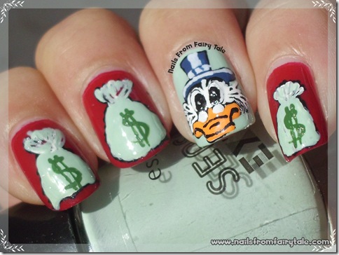 uncle scrooge nail art