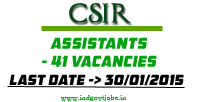 CSIR-Assistants-2015