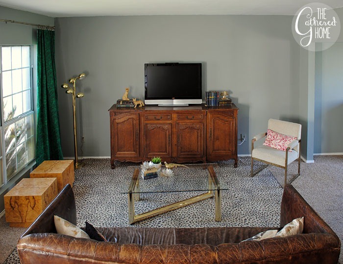 Sage Gray Walls The Gathered Home New Living Room Wall Color Sage Gray Www Thegatheredhome Behr