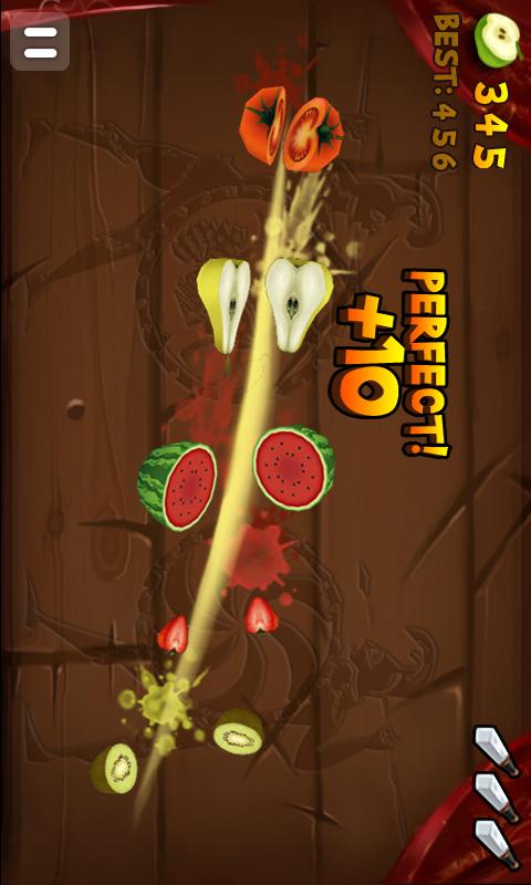 Android application Fruit Slice screenshort