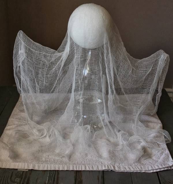 DIY Floating Ghost, Halloween Tutorial 