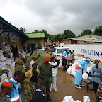 Des colis de procès-verbaux et des bulletins de vote empilés dans un centre de compilation de la Ceni à Lubumbashi (Katanga), le 29 novembre 2011. Radio Okapi