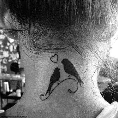 Amazing Tattoo Designs: Love Birds