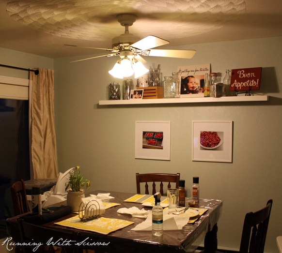 Running With Scissors 5 Dining Makeover, Ceiling Fans For Dining Room Table