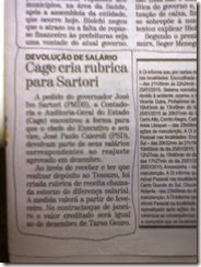 Devolução de salário Cage cria rubrica para Sartori - www.rsnoticias.net