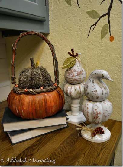 miniature pumpkin topiary 9