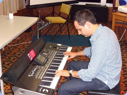 Kane Steves demonstrated the magnificent sound and features of Korg's latest top-of-the-range arranger keyboard, the Korg Pa3X. The instrument comes in a 61 note and 76 note version.