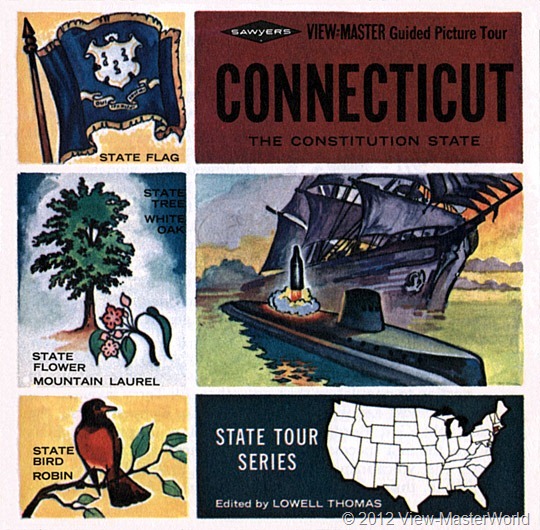 View-Master booklet cover Connecticut (A750)