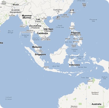 Indonesien - Google Maps Kopie