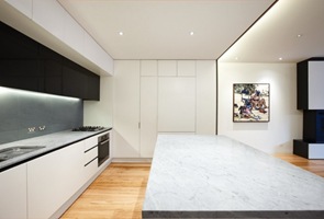 Residencia Nicholson arquitecto Matt Gibson cocina-de-lujo-diseño-moderno